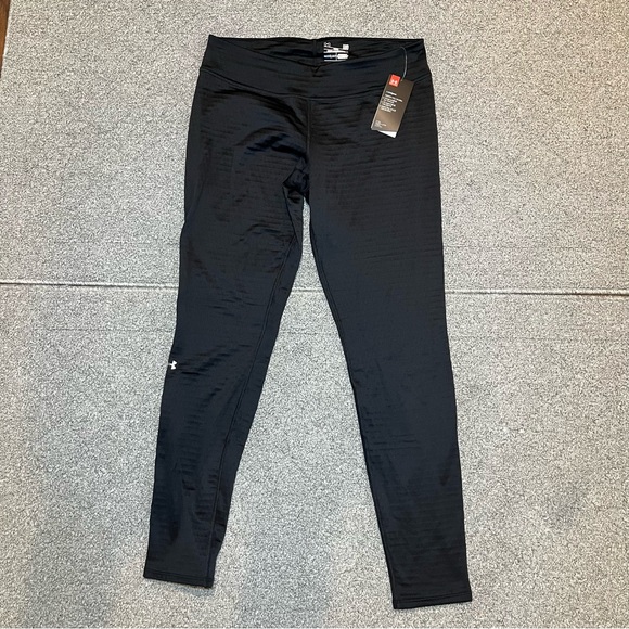 Under Armour Base 3.0 Legging Layer Women's Large Black 1280945 New NWT - Picture 1 of 12